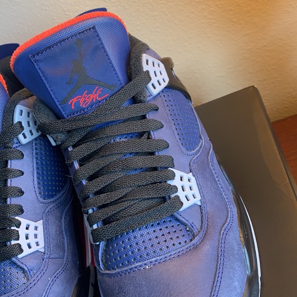 Air Jordan Retro 4s Winterized Loyal Blue size 10 - Picture 4 of 10